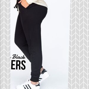 Black Joggers
